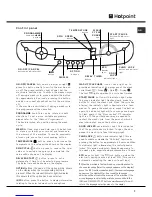 Предварительный просмотр 7 страницы Hotpoint AQUALTIS AQGMD 149 Instruction Booklet