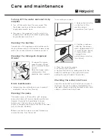 Предварительный просмотр 13 страницы Hotpoint AQUALTIS AQGMD 149 Instruction Booklet