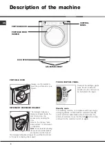 Предварительный просмотр 4 страницы Hotpoint AQUALTIS AQLF9D 69 U Instructions for  and use Instructions For Installation And Use Manual