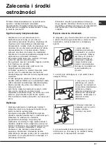 Предварительный просмотр 27 страницы Hotpoint AQUALTIS AQLF9D 69 U Instructions for  and use Instructions For Installation And Use Manual