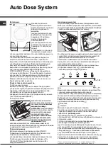 Предварительный просмотр 54 страницы Hotpoint AQUALTIS AQLF9D 69 U Instructions for  and use Instructions For Installation And Use Manual