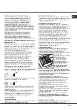 Предварительный просмотр 55 страницы Hotpoint AQUALTIS AQLF9D 69 U Instructions for  and use Instructions For Installation And Use Manual