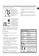 Предварительный просмотр 67 страницы Hotpoint AQUALTIS AQLF9D 69 U Instructions for  and use Instructions For Installation And Use Manual