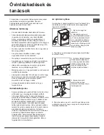 Предварительный просмотр 33 страницы Hotpoint AQUALTIS AQSD 291 U Instructions For Installation And Use Manual