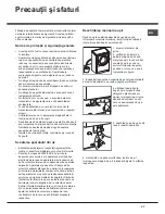 Предварительный просмотр 57 страницы Hotpoint AQUALTIS AQSD 291 U Instructions For Installation And Use Manual