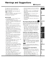 Preview for 11 page of Hotpoint Aquarius CTD40 Instruction Booklet