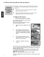 Предварительный просмотр 10 страницы Hotpoint aquarius extra WMA42 Installation And User Instructions Manual