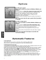 Предварительный просмотр 18 страницы Hotpoint aquarius extra WMA42 Installation And User Instructions Manual