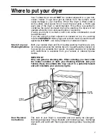 Предварительный просмотр 7 страницы Hotpoint Aquarius TDC30 User Handbook Manual