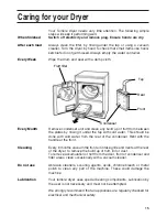 Предварительный просмотр 15 страницы Hotpoint Aquarius TDC30 User Handbook Manual