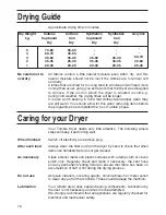 Предварительный просмотр 17 страницы Hotpoint AQUARIUS TL64 Instruction Book