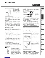 Preview for 5 page of Hotpoint Aquarius VTD00 Instructions For Installation And Use Manual