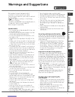 Preview for 11 page of Hotpoint Aquarius VTD00 Instructions For Installation And Use Manual