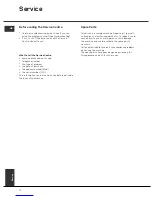 Preview for 14 page of Hotpoint Aquarius VTD00 Instructions For Installation And Use Manual