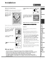 Предварительный просмотр 5 страницы Hotpoint Aquarius WF560 Instructions for  and use Instructions For Installation And Use Manual