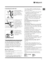 Предварительный просмотр 3 страницы Hotpoint Aquarius wmaqf 621 Instructions For Use Manual