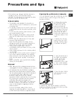 Предварительный просмотр 13 страницы Hotpoint AQXD 169 Instructions For Installation And Use Manual