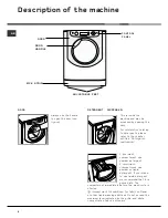 Preview for 8 page of Hotpoint AQXXD 169 Instructions For Installation And Use Manual