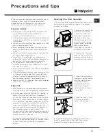 Preview for 13 page of Hotpoint AQXXD 169 Instructions For Installation And Use Manual