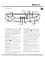 Предварительный просмотр 9 страницы Hotpoint AQXXF 149 PM Instructions For Installation And Use Manual