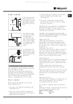 Предварительный просмотр 5 страницы Hotpoint AQXXL 129 PO Instructions For Installation And Use Manual