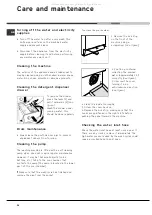 Предварительный просмотр 14 страницы Hotpoint AQXXL 129 PO Instructions For Installation And Use Manual