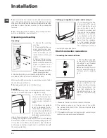 Предварительный просмотр 14 страницы Hotpoint ARTXD 129 Installation Instructions And Operation Manual