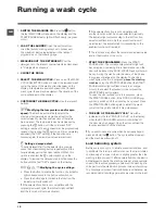 Предварительный просмотр 18 страницы Hotpoint ARTXD 129 Installation Instructions And Operation Manual