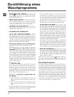 Предварительный просмотр 42 страницы Hotpoint ARTXD 129 Installation Instructions And Operation Manual