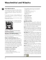 Предварительный просмотр 44 страницы Hotpoint ARTXD 129 Installation Instructions And Operation Manual