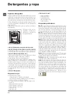 Предварительный просмотр 56 страницы Hotpoint ARTXD 129 Installation Instructions And Operation Manual