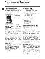 Предварительный просмотр 8 страницы Hotpoint ARTXF 109 Instructions For Use Manual