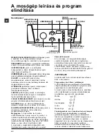 Предварительный просмотр 40 страницы Hotpoint ARTXF 109 Instructions For Use Manual