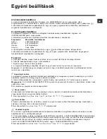 Предварительный просмотр 43 страницы Hotpoint ARTXF 109 Instructions For Use Manual