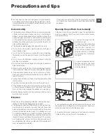 Preview for 9 page of Hotpoint ARXXL 129 Instructions For Use Manual