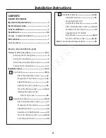 Предварительный просмотр 2 страницы Hotpoint AVM4160 Installation Instructions Manual