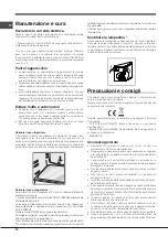 Предварительный просмотр 20 страницы Hotpoint BCB 3x A F Operating Instructions Manual