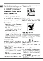 Предварительный просмотр 48 страницы Hotpoint BCB 3x A F Operating Instructions Manual