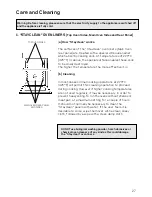 Предварительный просмотр 27 страницы Hotpoint BD32 Mk2 Instructions For Installation And Use Manual