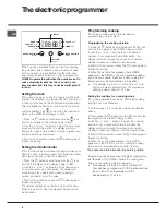 Предварительный просмотр 8 страницы Hotpoint BD32B/2 Instructions For Use And Installation Instructions