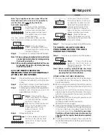 Предварительный просмотр 13 страницы Hotpoint BD52 Instructions For Installation And Use Manual