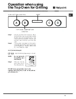 Предварительный просмотр 15 страницы Hotpoint BD52 Instructions For Installation And Use Manual