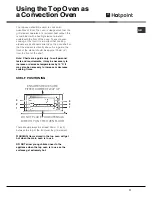 Предварительный просмотр 17 страницы Hotpoint BD52 Instructions For Installation And Use Manual