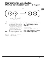 Предварительный просмотр 15 страницы Hotpoint BD52B/2 Instructions For Installation And Use Manual