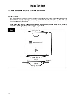 Предварительный просмотр 20 страницы Hotpoint BE72 Instructions For Installation And Use Manual