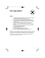 Preview for 5 page of Hotpoint BG05 Instructions For Installation And Use Manual