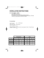 Preview for 10 page of Hotpoint BG05 Instructions For Installation And Use Manual