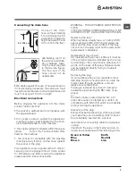 Предварительный просмотр 3 страницы Hotpoint BHWD 125 Instructions For Use Manual