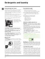 Предварительный просмотр 14 страницы Hotpoint BHWD 125 Instructions For Use Manual