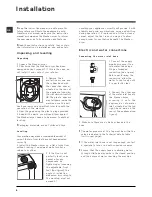 Предварительный просмотр 2 страницы Hotpoint BHWD 129 Instructions For Use Manual